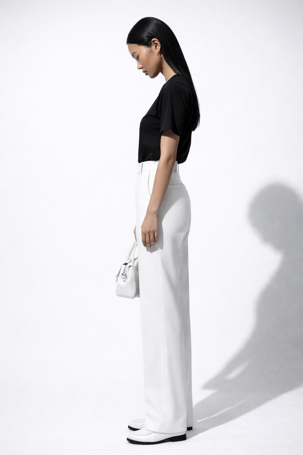 Yellow Confident Women  T-Shirt in Black